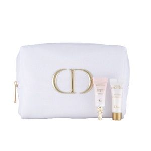 Brand new Dior cosmetics bag with deluxe samples